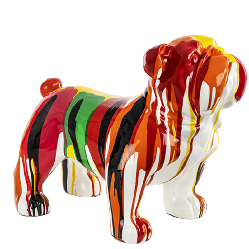Figura Otto Bulldog mediano acabado colores