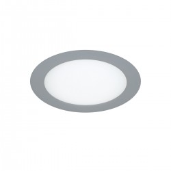 Downlight empotrado Know LED 12w 4000k integrado acabado gris