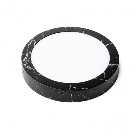 Downlight de superficie Deco LED 30w 4000k acabado mármol negro