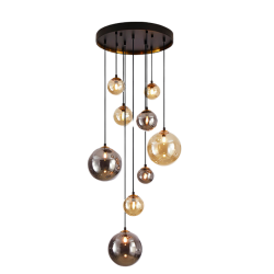 Lámpara de techo colgante Dark 9xG9 LED