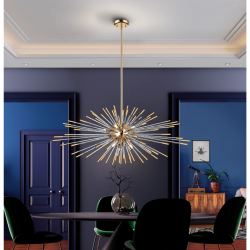 Lámpara de techo colgante Evasión 9xG9 LED 6w 3000k