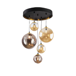 Lámpara de techo colgante Dark 5xG9