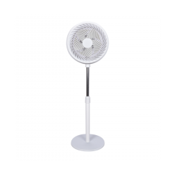Ventilador de pie Aireo  75w acabado blanco 3 velocidades