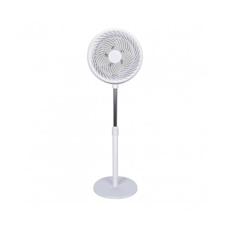Ventilador de pie Aireo  75w acabado blanco 3 velocidades