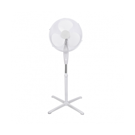 Ventilador de pie Aura 3  40w acabado blanco 3 velocidades