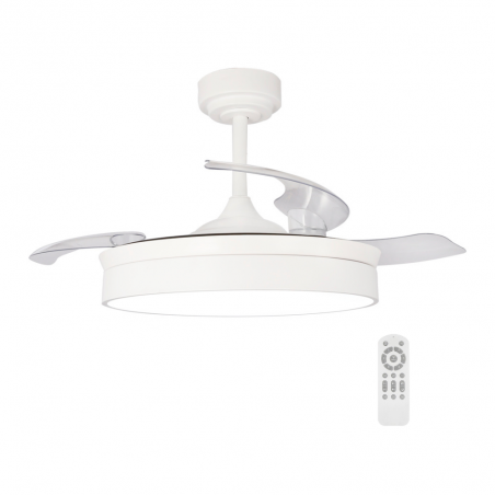 Ventilador de techo Tornado blanco LED 72w 3CCT