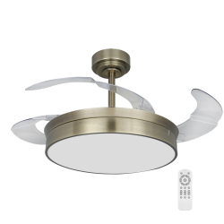 Ventilador de techo Tornado cuero LED 72w 3CCT