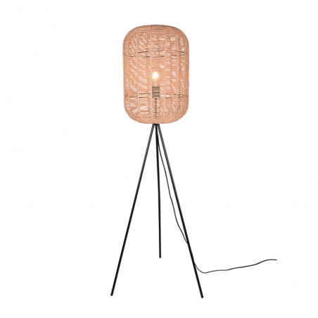 Lámpara de pie Runa 1xE27 acabado natural