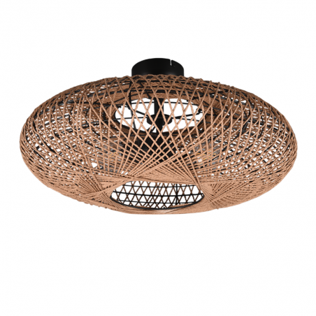 Plafón de techo Hedda 2xE27 acabado natural