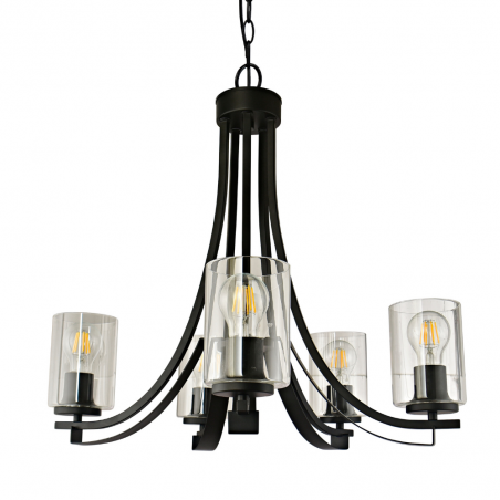 Lámpara de techo colgante Morioka 5xE27