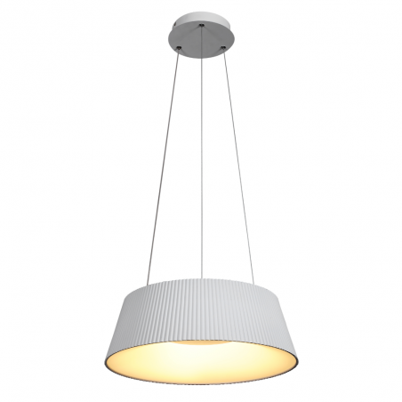 Lámpara de techo colgante Bangkok LED 24w 3000k acabado blanco