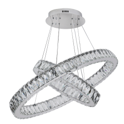 Lámpara de techo  colgante Hallstatt LED 70w 3CCT acabado cromo estilo moderno