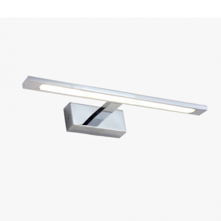 Aplique de pared Lena LED 12w 4000k acabado cromo estilo moderno 41cm