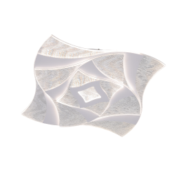 Plafón de techo Antares LED 50w 3CCT acabado blanco estilo moderno + APP + mando a distancia