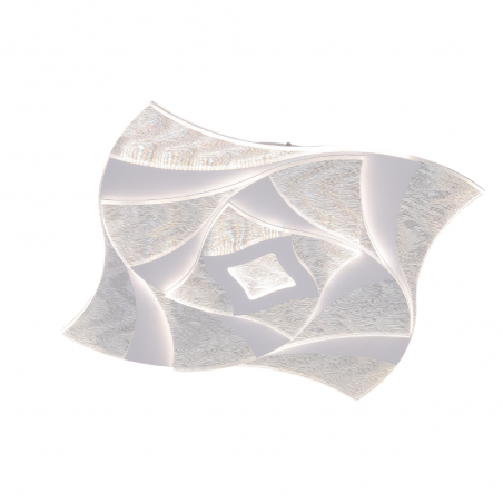 Plafón de techo Antares LED 50w 3CCT acabado blanco estilo moderno + APP + mando a distancia