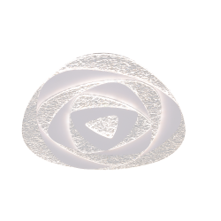 Plafón de techo Rigel LED 50w 3CCT acabado blanco estilo moderno + APP + mando a distancia 50cm Ø