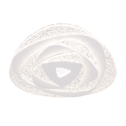 Plafón de techo Rigel LED 30w 3CCT acabado blanco estilo moderno + APP + mando a distancia 30cm Ø