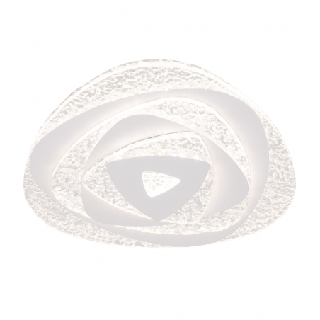 Plafón de techo Rigel LED 30w 3CCT acabado blanco estilo moderno + APP + mando a distancia 30cm Ø