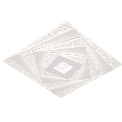 Plafón de techo Altair LED 30w 3CCT acabado blanco estilo moderno + APP + mando a distancia