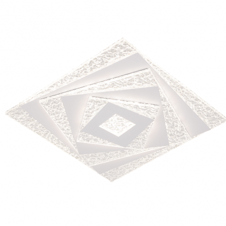 Plafón de techo Altair LED 30w 3CCT acabado blanco estilo moderno + APP + mando a distancia