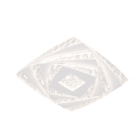 Plafón de techo Acrux LED 30w 3CCT acabado blanco estilo moderno + APP + mando a distancia