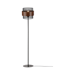 Lámpara de pie Oñate 1xE27 acabado negro estilo moderno 35cm Ø